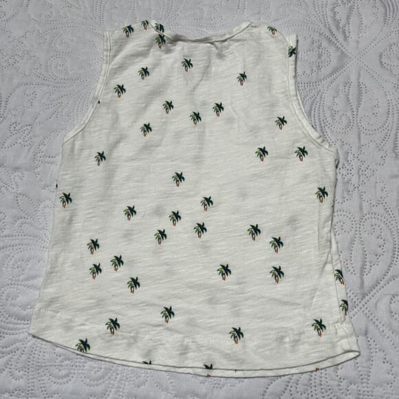 Zara Palm Tree Tank Top Size 18-24m - Picture 3 of 5
